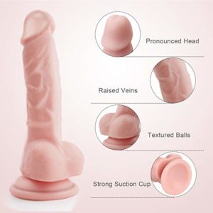 Paloqueth Realistic Ultra-Soft Dildo